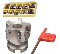 5 flautas BAP400R-50-22 50 mm Indexable Face End Mill+10pcs APMT1604 Inserto de carburo