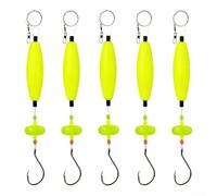 5 flotadores de pesca cargados de espuma de alta densidad para carpa gruesa Chub Lake Match Pleasure Fishing 4.3-6.5cm (6/0#6.5cm)
