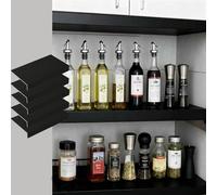 5 forros impermeables de PVC WoodLook para estantes, 44 x 9 pulgadas, fáciles de instalar, para cocina, baño, oficina, tamaño personalizado, color marrón