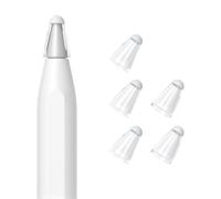 5 fundas de fibra de silicona ligeras y resistentes al desgaste para lápiz de escritura de 1/2/3, funda protectora antideslizante de repuesto para bolígrafo capacitivo