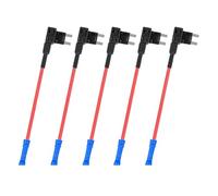 5 fusibles en miniatura para coche, adaptador TAP 15 A/20 A, doble corriente para cámara de salpicadero, accesorios de fácil instalación, grifos para espacios estrechos
