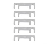 5 fusibles planos para automóviles, diseño de perno de horquilla, clasificado 30A, 40A, 50A, 60A, 70A, 80A, 100A (60A)