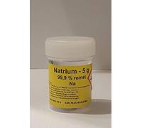 5 g Metal alcalino de sodio > 99,9% bajo aceite de parafina para la recogida de elementales.