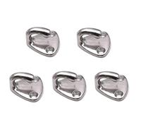 5 ganchos de defensa de acero inoxidable 316, clip de resorte for defensa, gancho de ojo for defensa, accesorios de hardware for barcos marinos, gancho for defensa de remolcador de vela(Type 1)