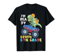 5º Grado para niños Primer día de Quinto Grado Regreso a la Escuela Camiseta gráfica económica, Hombre, Negro, XL