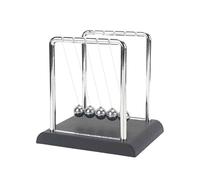5 grandes bolas de equilibrio de la cuna, juguetes de escritorio de la física, bolas de balanceo para experimentos científicos y relajación visual, equilibrio de cuna