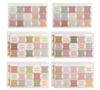 5 hojas de calcomanías con versículos de la Biblia, etiquetas de referencia de las Escrituras, separadores de libros religiosos para estudio bíblico, colores apagados, pestañas de diario cristiano de