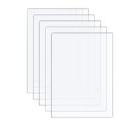 5 hojas de plástico acrílico transparente de 1 mm de grosor, tablero transparente para marco de fotos, sustitución de vidrio, impresión artística, proyectos de pintura (8 x 10 pulgadas)