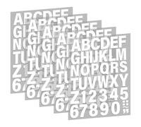 5 Hojas Números y Letras Termoadhesivas para Ropa 215 Piezas A-Z Parches Letras Termoadhesivas Números 0-9 Pegatinas Transferibles por Plancha DIY Letras Termoadhesivas de Vinilo (Blanco)