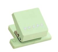 5-Hole Manual Paper Punch | Portable Multi-Functional Handheld Hole Puncher, Non-Slip ABS+Aluminum Office Tool For A4 Sheets, Cards, Planners, Scrapbooking, Binder, Photo Album, DIY Crafts At Home Or