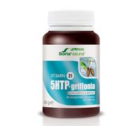 5-HTP Griffonia 1000 mg, 30 comprimidos, Soria Natural | Vitaminas B3 y B6 - Función psicológica - Estado de ánimo - Descanso nocturno - Serotonina