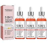 5 In 1 Facial Serum, 5 IN 1 Facial Serum, 5 IN 1 Anti-Aging Facial Serum, Sérum facial 5 en 1, suero facial con ácido hialurónico, Advanced Collagen Boost Anti Aging Serum (3pcs)