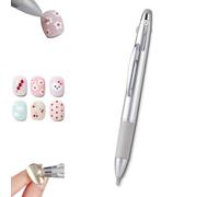 5 in 1 Nail Art Dotting Pen, Nail Dotting Pen Press Type 5 in 1, Nails Art Tip Dot Paint Manicure Kit, Professional Nails Art Tool for Beauty Salons and DIY Enthusiasts (1PCS)
