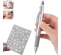 5 in 1 Nail Art Dotting Pen, Nail Dotting Pen Press Type 5 in 1, Professional Nail Art Tool, Professional Nail Art Tool, for Beauty Salons DIY Enthusiasts (1pcs)