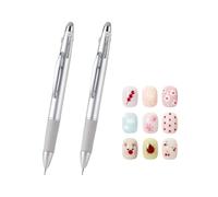 5 in 1 Nail Art Dotting Pen, Nail Dotting Pen Press Type 5 in 1, Tools for Painting, Tip Dot Paint in Ballpoint Pens Design Manicure Kit for DIY Enthusiasts