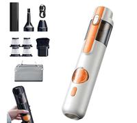 5-in-1 Smart Handheld Vacuum Cleaner, Cordless Portable Mini Car Vacuum, Suction, Blowing, Inflatable, Lighting, Brushing, Portable and Rechargeable, Suitable for Car Use and Home Sofas (1Pcs-W)