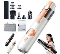 5-in-1 Smart Handheld Vacuum Cleaner Kit, Mini Car Vacuum Portable Cordless with 15000pa Suction Power, Type-C Charge, Blowing & Inflating 2 Modes, for Small Jobs, Car, Desk, Keyboards (White)