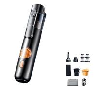5-In-1 Smart Handheld Vacuum Cleaner,Mini Handheld Car Vacuum Portable Cordless with 15kpa Strong Suction,Rechargeable, Powerful and Lightweight for Home, Car and Pet Hair Cleaning (Black)