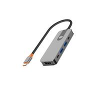 5-in-1 USB-C Hub Type-C Splitter with 4K -Compatible USB3.0 Docking Station for Laptop