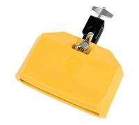 5 Inch Jam Block,Plastic Musical Percussion Compatible With Latin Drum Instrument(Yellow)