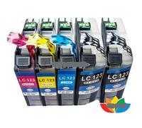 5 Ink Cartridges For Models -125BK -125C -125M -125Y For MFC-J4510DW MFC-J4610DW MFC-J4710DW MFC-J4410DW