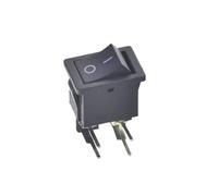 5 interruptores basculantes de plástico cuadrados KCD1 de 2 y 3 pines, encendido y apagado, CC, CA, 6 A/250 V, for tablero de coche, piezas de juguete DIY, interruptor de encendido y luz.(Green)