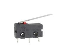 5 interruptores de límite NA NC 3P Terminales 5A 125V 250V Interruptores de pulsador de acción rápida con palanca de arco de rodillo(Lever 28MM)
