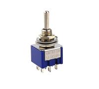 5 interruptores de palanca con enclavamiento de 3 pines/6 pines, 2/3 posiciones, CA 125 V/6 A 250 V/3 A, MTS-102, MTS-103, MTS-202, MTS-203(MTS-203)