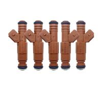 5 inyectores de combustible 0280155831 0280155759 compatibles con Volvo S60 S80 C70 V70 Xc70 Xc90 2.4L 2.5L compatibles con boquilla de inyección de coche BMW