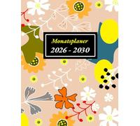 5 jahreskalender 2026-2030 monatsplaner a4: 60 Monate Buchkalender von Januar 2026 bis Dezember 2030 | 5 Jahres Terminplaner mit Feiertagen - 1 Monat auf 2 Seiten