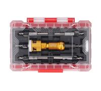 5 - Juego de brocas avellanadoras con contador de piezas, brocas avellanadoras de 82 grados con tope de profundidad ajustable para carpintería, con vástago hexagonal de liberación