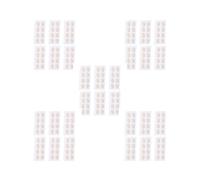 5 juegos de 24 pares de almohadillas suaves antideslizantes para la nariz para gafas, piel de 1,5 mm