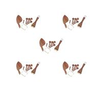 5 juegos de 5 accesorios de violín para violín 3/4 4/4 accesorios de instrumentos musicales