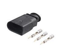 5 Juegos de Conector de Cable eléctrico Impermeable de 3 Pines 1J0973703, Enchufe de reparación de se/nsor/s automático de Temperatura Compatible with The A4 A6 AVK 1J0973803(20 Sets,Male)