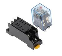 5 juegos de relé de potencia LY2NJ HH62P HHC68A-2Z con base de enchufe, relé electromagnético de bobina DPDT 220V 10A(AC 36V)