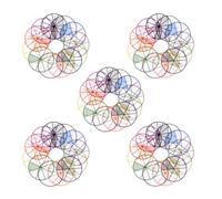 5 Juegos Dispositivo de Fracciones 8cm, Plástico, Aprendizaje