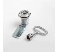 5 juegos MS705-28/36 cerradura triangular de aleación de zinc for cajón, armario, puerta, cerradura for escritorio de oficina, cerraduras de leva con llave, 1 unidad(4sets-28mm-H0-key)