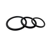 5 juntas tóricas de caucho EPDM de 6 mm X 120 mm, arandelas de sellado negras