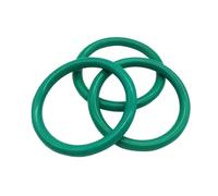 5 juntas tóricas de FKM verde, diámetro interior de 102 mm y grosor de 5 mm, resistentes a altas temperaturas para sellado de motores, bombas, válvulas y tuberías,112x102x5mm