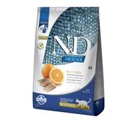 5 kg Farmina N&D Ocean Esterilizado Arenque y Naranja pienso para gatos