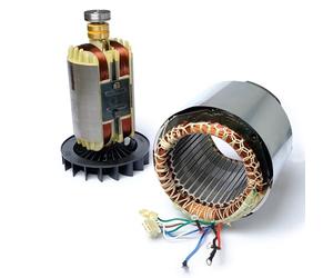 5 kW de bobina y armadura o estator y rotor para el generador de corriente | generador de energía | grupo electrógeno | 13 CV trifásico de DeTec.