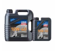 5 L Liqui Moly Aceite Motor Motorrad 4Takt 10W-40 Basic Offroad API SN PLUS