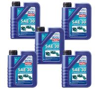 5 L Liqui Moly Marine Grado Único SAE 30 Iter ACEA E2 API SJ CF CF-4 MAN VOLVO