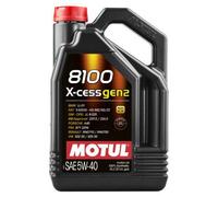 5 L Motul 8100 X-Cess 5W40 Gen2 Aceite De Motor 100% Sintético Acea A3/B4 Api Sn