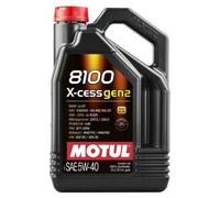 5Lt MOTUL 8100 X-Cess 5W40 Gen2 Aceite Motor 100% Sintético Acea A3/B4 Api Sn