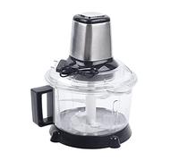 5 L Picadora eléctrica multifunción con cuchillas de acero inoxidable, cortador de cebolla de gran volumen y picadora de frutas y verduras, motor de 300 W para un rápido ayudante de cocina con tapa de