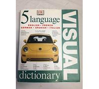 5 Language Visual Dictionary: English, French, German, Spanish, Italian