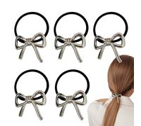 5 lazos para el pelo, de metal, para viajes, compras, negocios, bodas, escuela, niñas y mujeres