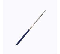 5 limas de aguja redondas de 140 mm para reparación de corte de metal y vidrio de cerámica, juego de herramientas industriales de limado con mango antideslizante, (5 unidades, azul)