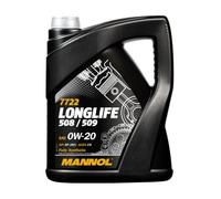 5L Mannol Longlife 508/509 0W-20 aceite motor 7722 Api Sp (RC) Sn Plus Acea